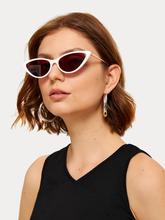 Cat Eye Tinted Lens Sunglasses