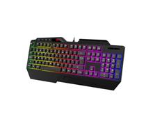 Havit KB488LComputer Gaming Keyboard 104 Keys with Rainbow Backlit & Wrist Rest