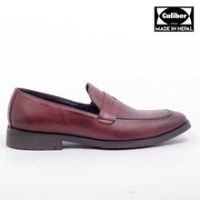 Caliber Shoes Winered Slip On Formal Shoes For Men ( T 654 C)