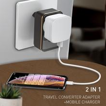LDNIO SC1205 Power Strip Fast Charging Travel Adapter Converter With 1 AC Universal Socket And Two USB Port Support For All Mobiles