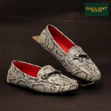 Gallant Gears Light Blue Leather Loafers For Women - ( 368-A1  )