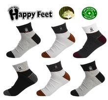 Happy Feet Pack of 6 Pairs of Pure Cotton Antibacterial Socks for Men (1037) (MAN1)