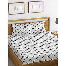 Ahmedabad Cotton Comfort 160 TC Double Bedsheet with 2
