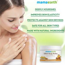 Mamaearth Ubtan Body Butter, For Dry Skin, With Turmeric & Honey, For Deep Nourishment – 200g