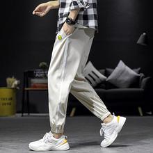 Cropped pants men's pants _ overalls thin straight