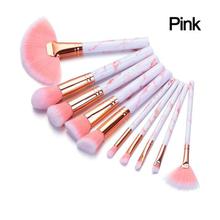 10 Pcs/Set Marble Printing Makeup Brush Kit Professional