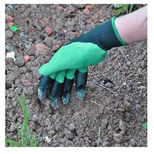 RIANZ Gardening Gloves, Garden Gloves with Right Hand Fingertips ABS