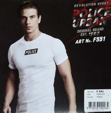 Police F551 Solid T-Shirt For Men- White