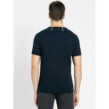 Graphic Printed Round Neck T-Shirt For Men With Stay Fresh Treatment - Navy MV02