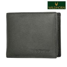 WildHorn RFID Protected 100% Genuine Leather Wallet for Men -Green