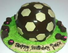 Football shape chocolate cake -4 lb