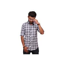 Stylish black dot dot printed  casual shirt for Men