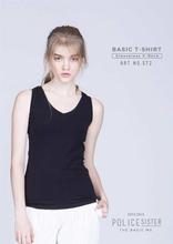 Black Solid Tank Top For Women (ST.2)