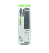 Belkin 6-Socket Surge Protector Universal Multi Plug Socket - OTE