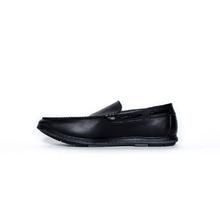 Caliber Shoes Black Casual Slip On Shoes For Men - ( 442 C )