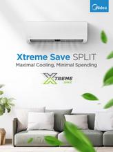 Midea DC Inverter Wall Mounted 1.0 ton Air Conditioner (Xtreme Save series)