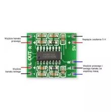 Amplifier Module DC 5V Board CA8403 audio module Digital Amplifier  LCD