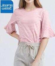 JeansWest Pink T-shirt For Women