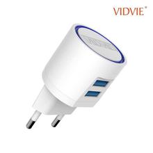 VIDVIE Dual Usb Fast Charger With Cable PLE201