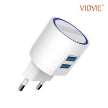 VIDVIE Dual Usb Fast Charger With Cable PLE201(Micro)