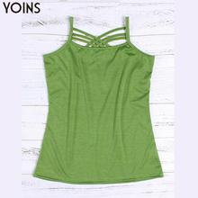 YOINS Women Sexy Sleeveless Backless Tops 2019 Summer Sexy