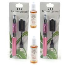 Pack of 2 - CE 4 Electric Cigarette With Free Liquid