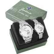 JC452 Silver Day And Date Function Analog Watch  - For