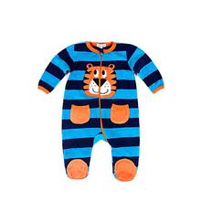 Mother's Choice Blue 100% Polyester Bodysuit For Baby