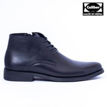 Caliber Shoes Black Lace Up Lifestyle Boots For Men - ( 409 C)