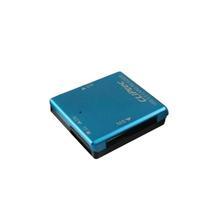 CLIPtec RZR-507 All In 1 Card Reader - Blue