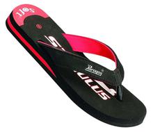 Red/Black Stimulus Slippers For Women-952