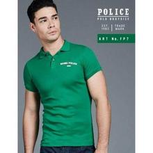 Police FP7 Body Size Polo T-Shirt- Green