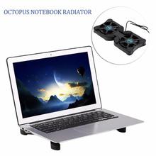 2 USB Port Mini Octopus Laptop Fan Cooler Cooling Pad