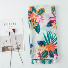 Korean Style Sun Protection Premium Printed Scarves For