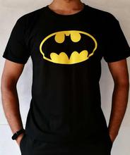 Batman Printed Cotton T-shirt For Men- Black