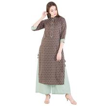 Harshana Women's Cotton Kurta With Palazzo Pant Set