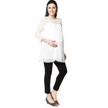 NINE MATERNITY TUNIC IN WHITE -(TCSCA16-5419)