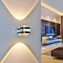 LED Up Down Wall Lamp Modern Indoor Hotel Living Room Bedroom Decoration Light 6W