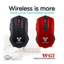 Aafno Pasal Fantech WG7 2000DPI 2.4GHz Wireless 6 Button Gaming Mouse-Black