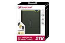 TRANSCEND H3 Rubber Case Series 2.5''/ 2 TB HDD/ USB 3.0 Hard Disk