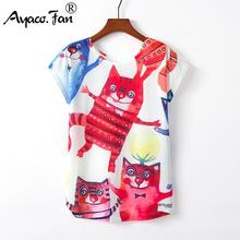 Summer Autumn Women T-Shirts for Girls Harajuku Kawaii