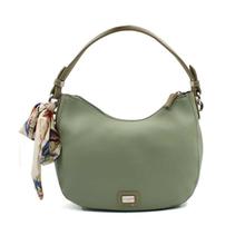 David Jones Apple Green Solid Meduim Tote Bag Handbag For Women