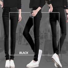 BLACK FREE SIZE SKINNY JEANS PANT