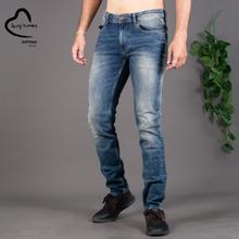 Being Human Men Blue Slim Fit Mid-Rise Mild Distressed Stretchable Jeans (BHDI21005)