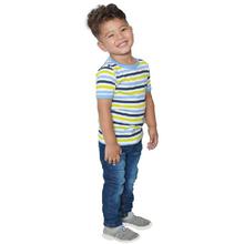 COMBO OFFER Set of Striped Half Sleeve + Jeans Pants For Kids (1-2 Years)