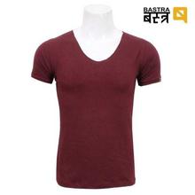Stretchable T-Shirt For Men- Maroon