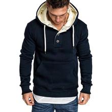 SALE - 2020 Autumn Winter Men Hoodies Solid Fleece