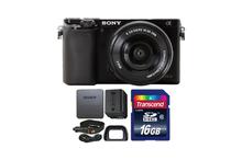 Sony Alpha A6000 Mirrorless Camera Free Bagpack & 16 GB Memory