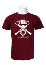 Wosa - Round Neck pubg Maroon Winner Chicken Tees4 Cotton T-Shirt For Men