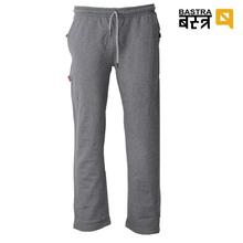 Dark Grey Slim Fit Cotton Fleece Trouser For Men